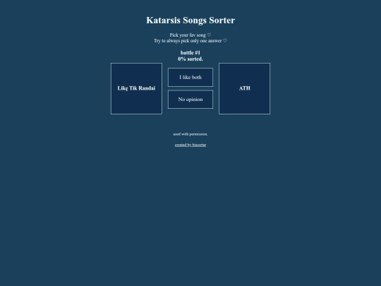 KatarsisSongsSorter screenshot