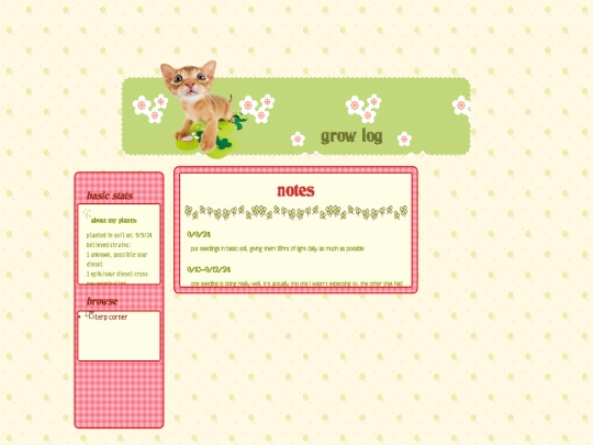 growlog screenshot