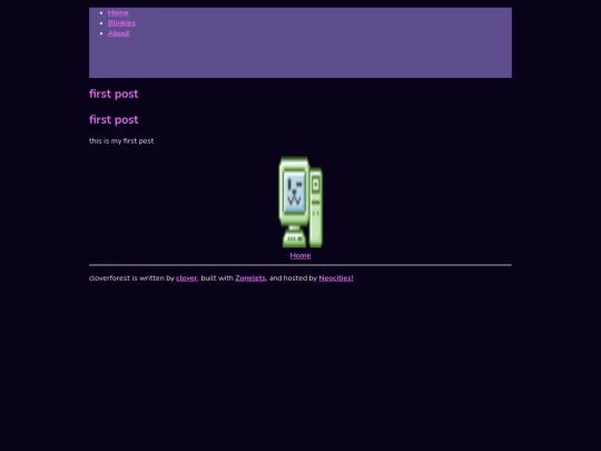 posts/first-post screenshot