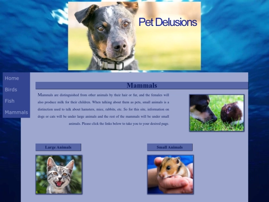 mammals screenshot
