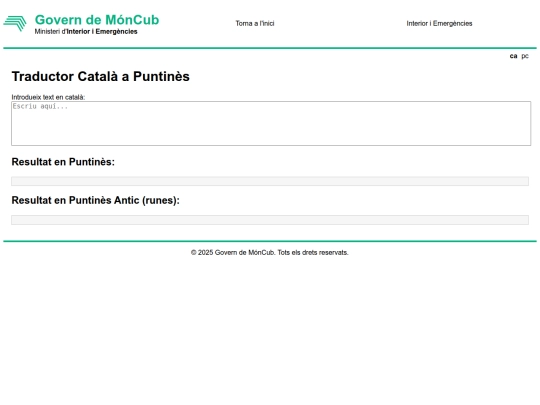 gov/interior/traductor screenshot