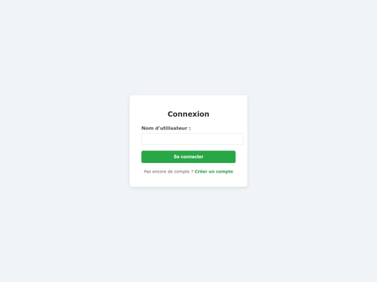 login screenshot
