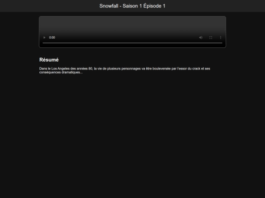 series/Snowfall screenshot