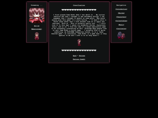 yumenikki_conclusion screenshot