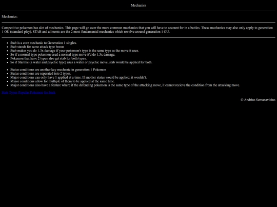 mechanics screenshot