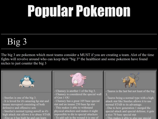 popularPokemon screenshot