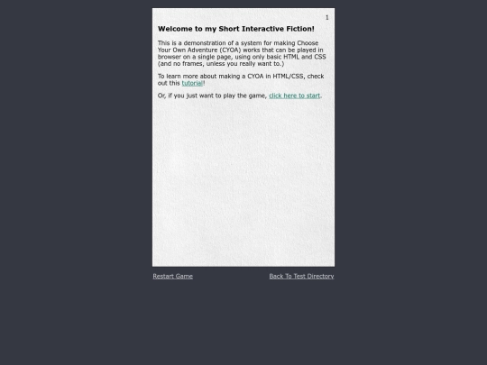 interactivestory screenshot