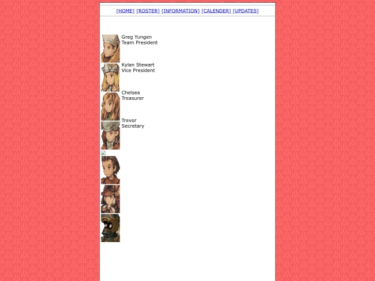 roster screenshot
