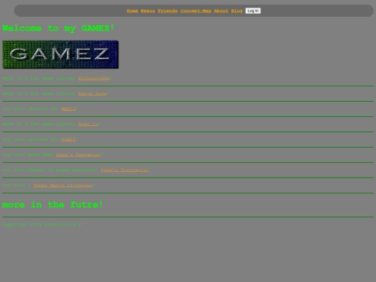 games screenshot