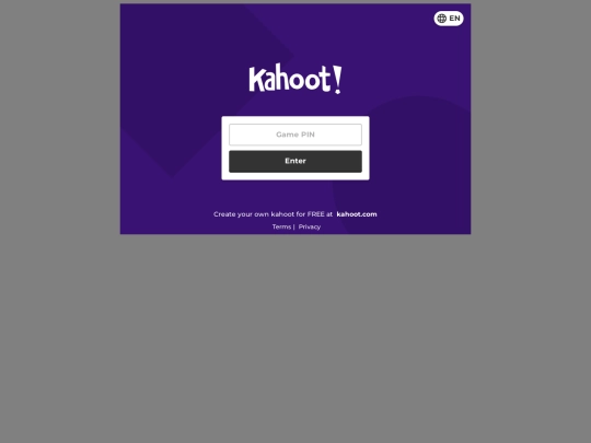 kahoot screenshot