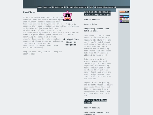 Fanfics/fanfics screenshot
