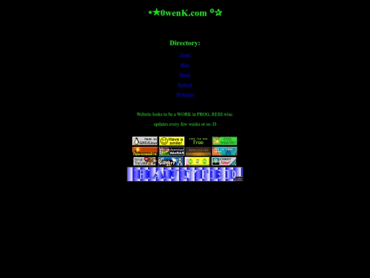 index screenshot