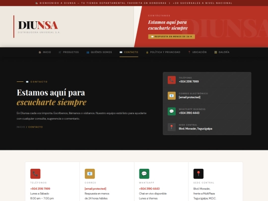 Diunsa_Contacto screenshot