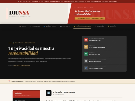 Diunsa_Politica screenshot