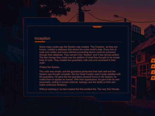 setting screenshot