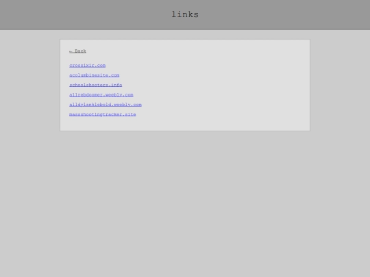 Links screenshot