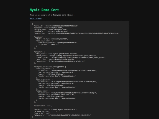 cert screenshot