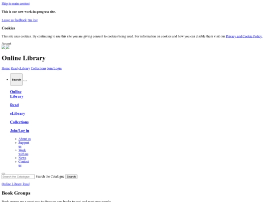 book-groups screenshot