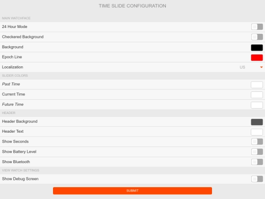 config/TimeSlideConfigv11 screenshot