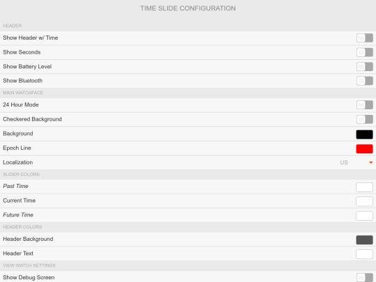 config/TimeSlideConfigv13 screenshot