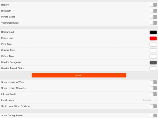 config/TimeSlideConfigv22 screenshot