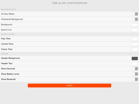 config/TimeSlideConfigv6 screenshot
