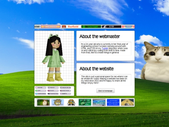 pages/about screenshot