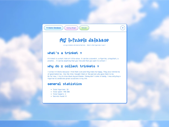 pages/collections/trinkets screenshot