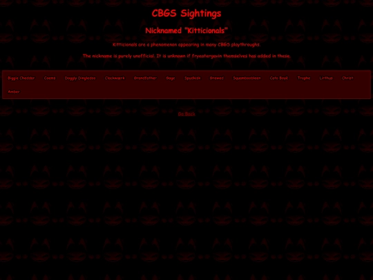 cbgs_sightings screenshot