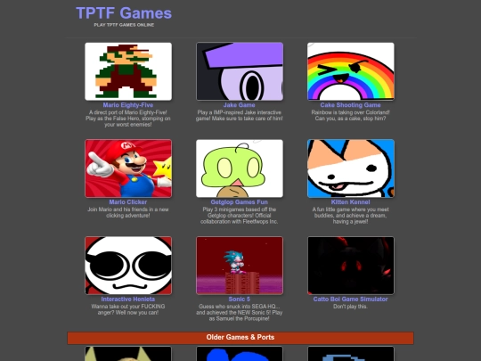 games screenshot