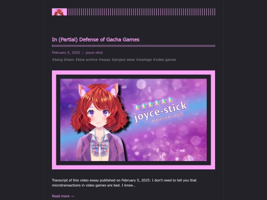 posts/page/2 screenshot