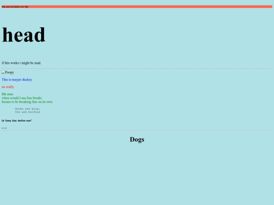 test screenshot