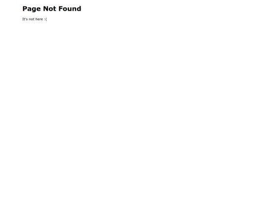 not_found screenshot