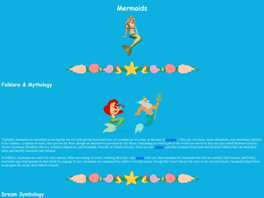 bestiary/mermaids screenshot