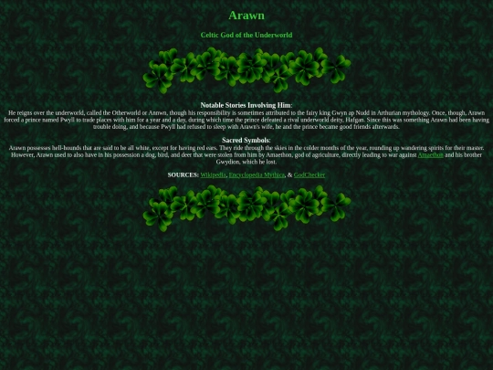 deities/arawn screenshot