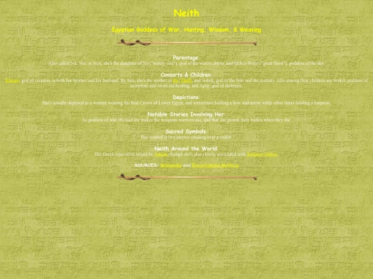 deities/neith screenshot