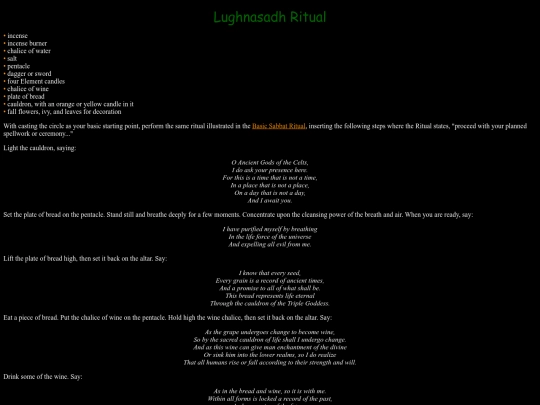 sabbats/lughnasadh2 screenshot