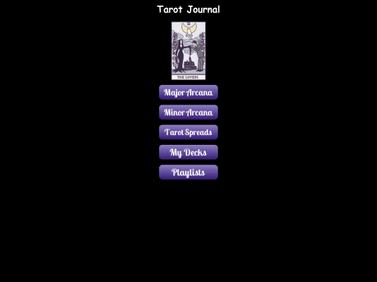 tarot screenshot