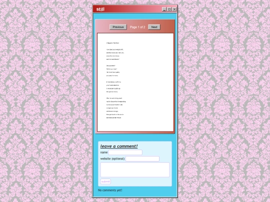 jengajuice/misc writing/arippleinthepond screenshot