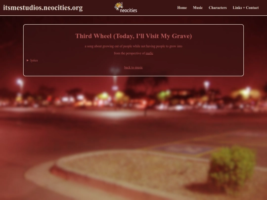 music/third-wheel-today-ill-visit-my-grave screenshot
