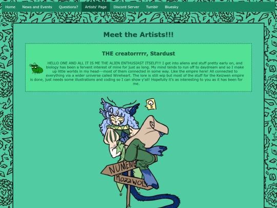 artists screenshot