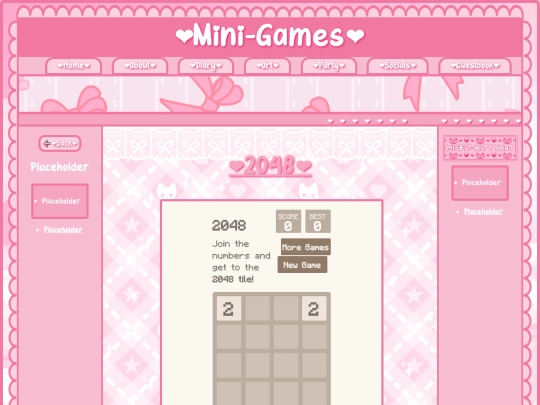 2048 screenshot