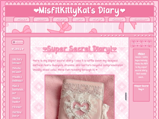 Diary screenshot