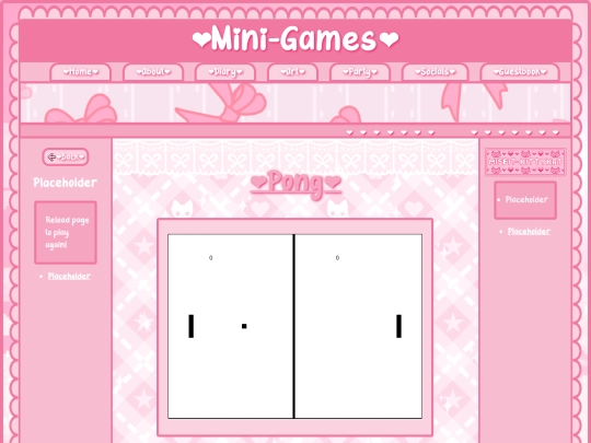 Pong screenshot