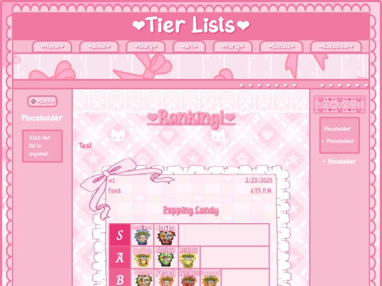 Tier-Lists screenshot