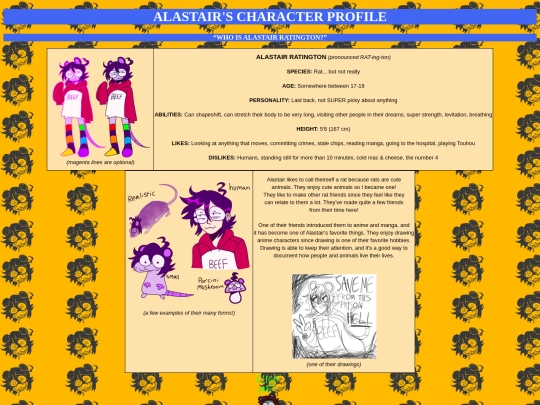 AlastairCharacter screenshot