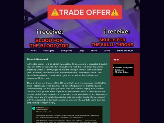 background screenshot