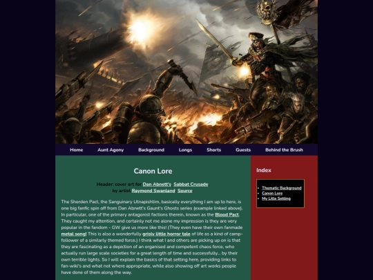 canonlore screenshot