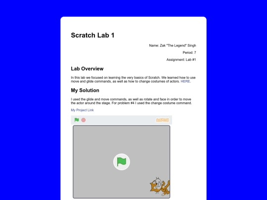 scratch/scratchLab1 screenshot