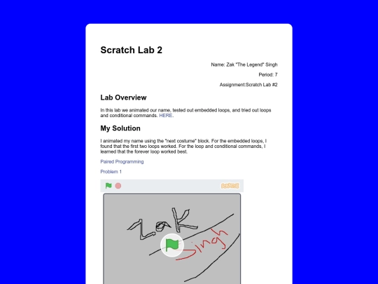 scratch/scratchLab2 screenshot
